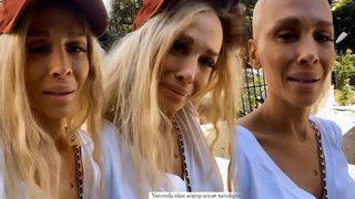 Şarkıcı Şimal kanseri yendiğini peruğunu atarak duyurdu 