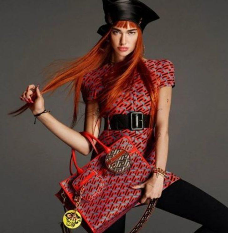 Dünyaca ünlü şarkıcı Dua Lipa Versace'nin reklam yüzü oldu! G5