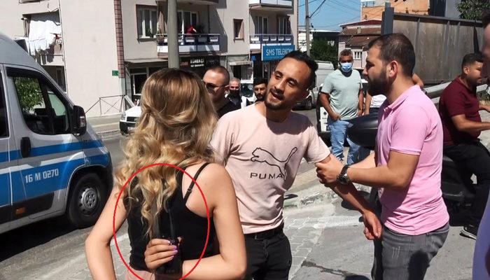 Bursa'da kadına bıçaklı saldırıyı muhabirler önledi! Taciz etmeye çalıştı, tehdit savurdu: Bugün değil ama bir gün öldüreceğim