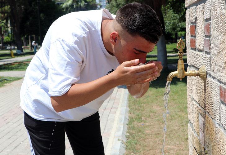 Adana'da termometreler 41 dereceyi gösterdi! Vatandaşlar parklara akın etti G1