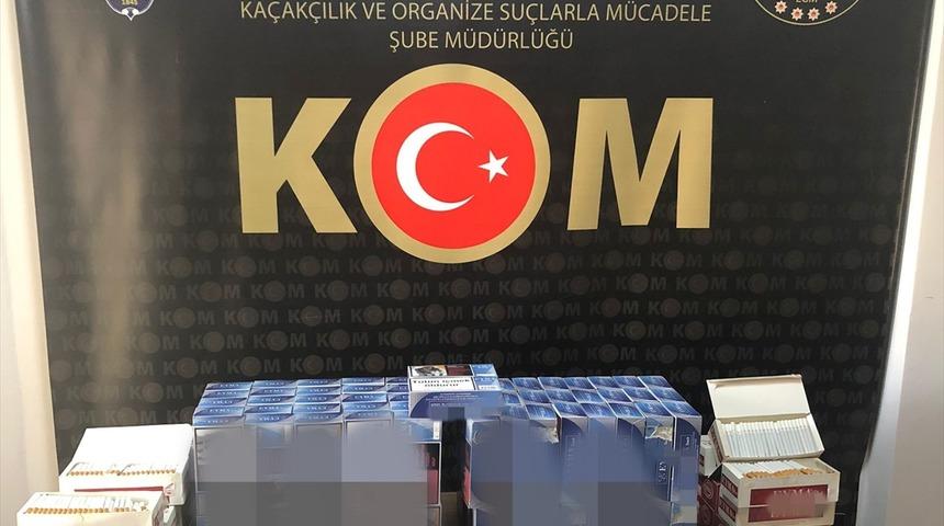 Malatya'da kaçak 30 bin 800 makaron ele geçirildi