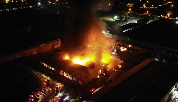 Elazığ OSB’de yangın, çok sayıda ekip sevk edildi