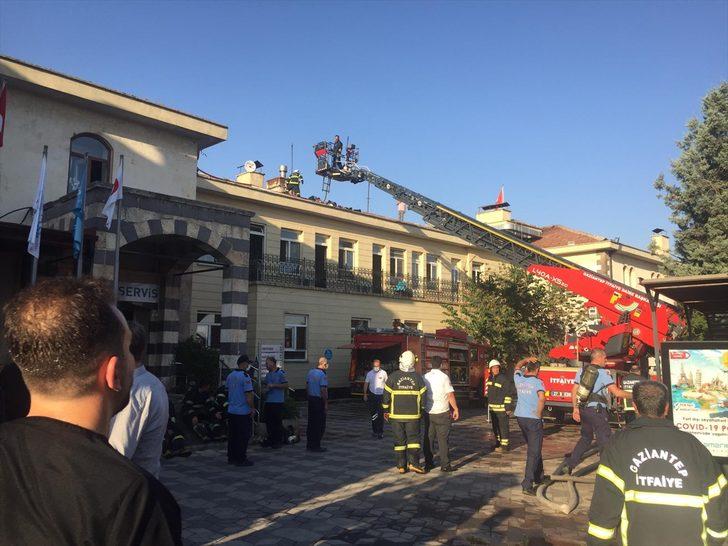 Gaziantep'te özel bir hastanede yangın çıktı G3