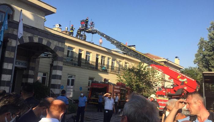 Gaziantep'te özel hastanede yangın