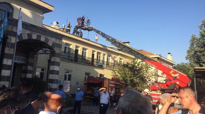 Gaziantep'te özel hastanede yangın