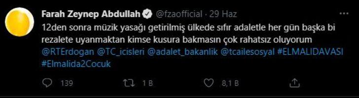 Farah Zeynep Abdullah'tan sitem dolu sözler: 'Gerçekten siz mutlu musunuz?' G3