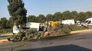 Son Dakika: Kahramanmaraş’ta işçi servisi devrildi