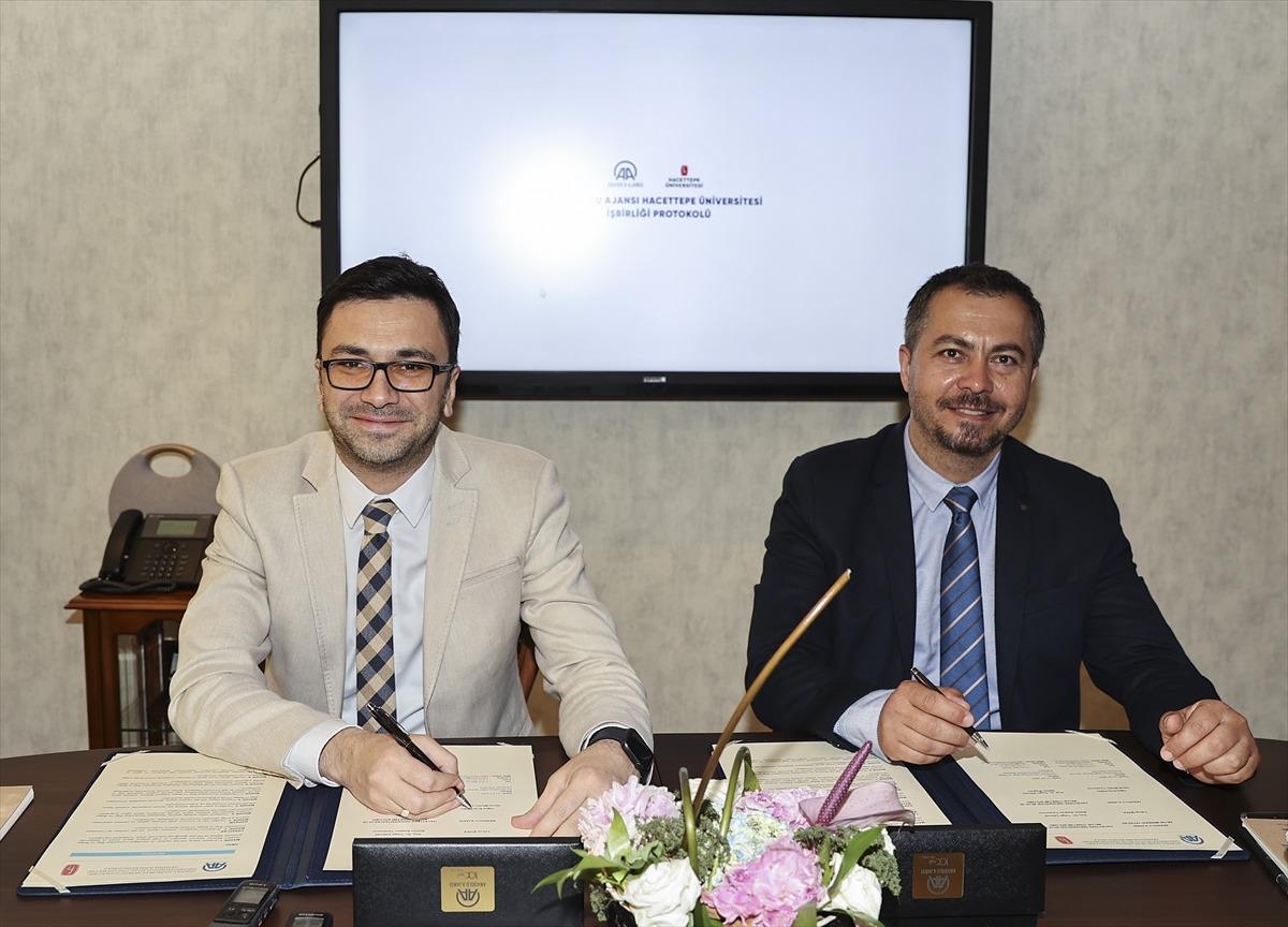 Anadolu Ajansı ve Hacettepe &Uuml;niversitesi Ar-Ge &ccedil;alışmaları alanında iş birliği protokol&uuml; imzaladı