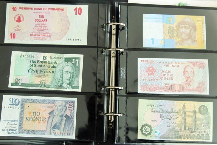 Evinde 105 ülkenin parasını saklıyor! Türk devletlerin serileri de var G3