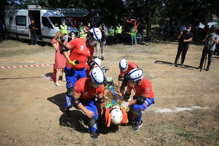 Kırklareli'nde "vaka simülasyonu" ile kurtarma tatbikatı yapıldı G4