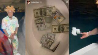 Rapçi Kodak Black yüz binlerce doları denize ve tuvalete attı