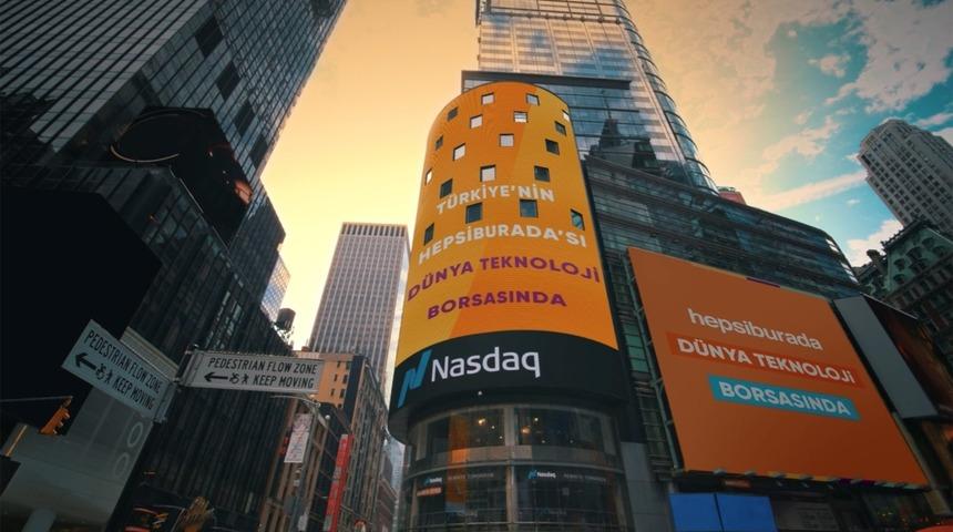 Hepsiburada’nın, NASDAQ’taki piyasa değeri 4 milyar dolara ulaştı