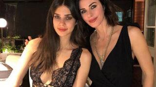 Deren Talu süper minisiyle Defne Samyeli'nin doğum gününe damga vurdu