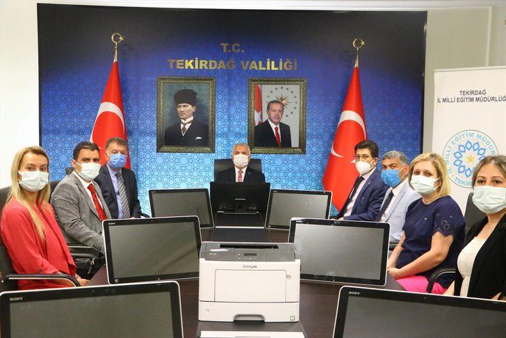 TBMM tarafından Tekirdağ'daki okullara 75 bilgisayar ve 30 yazıcı gönderildi G1