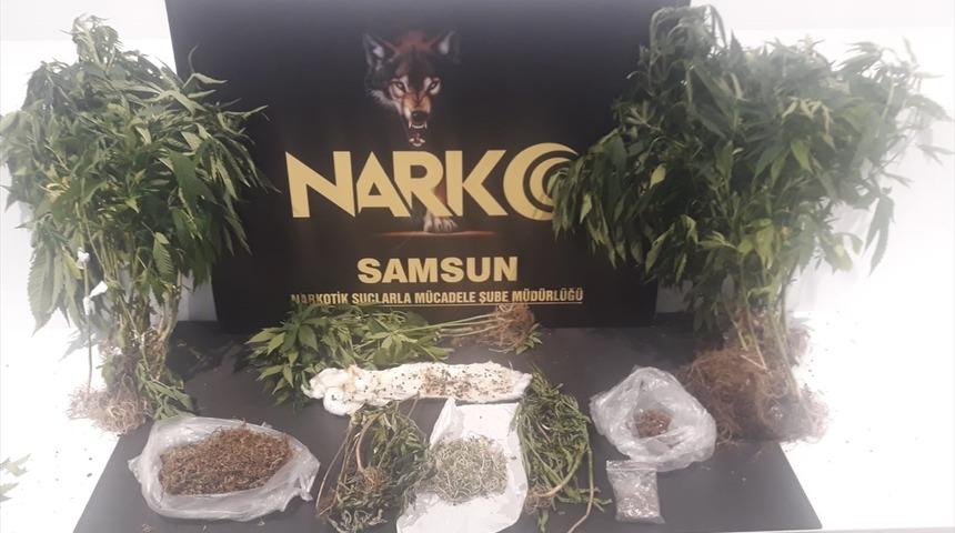 Samsun'da düzenlenen uyuşturucu operasyonlarında yakalanan 3 zanlıya adli kontrol