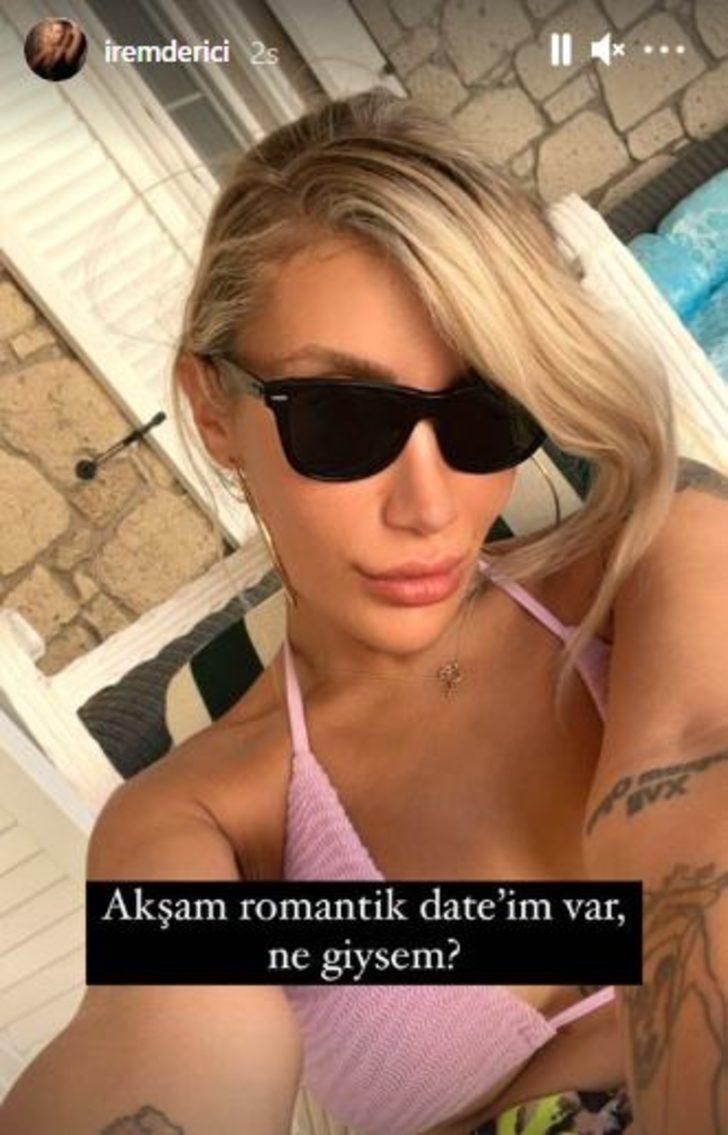 İrem Derici 'romantik date'im var' dedi kimseyi inandıramadı! G2