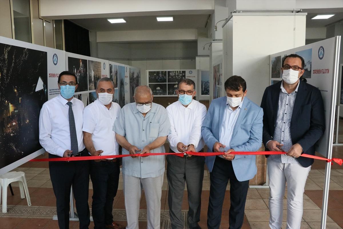 Medya-İş, Denizli'de AA fotoğraflarından oluşan "Direnen Filistin" sergisini a&ccedil;tı