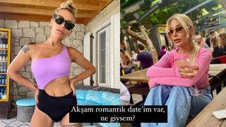 İrem Derici 'romantik date'im var' dedi kimseyi inandıramadı!