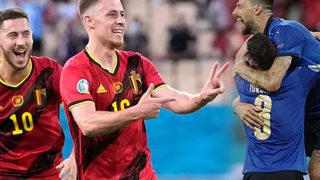 Belçika - İtalya maçının ilk 11'leri belli oldu