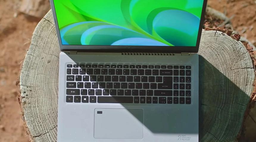 Sürdürülebilirlik odaklı bir dizüstü bilgisayar