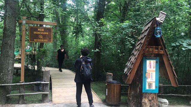 Doğal yaşam parkı Ormanya'da Orman Kütüphanesi kuruldu