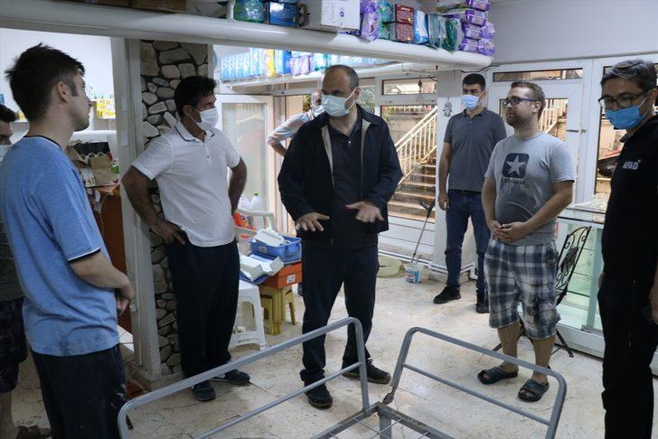 Edirne Valisi Canalp su basan iş yerlerini ziyaret etti G2