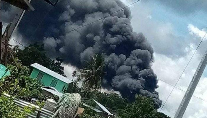 Son Dakika: Filipinler'de askeri uçak düştü