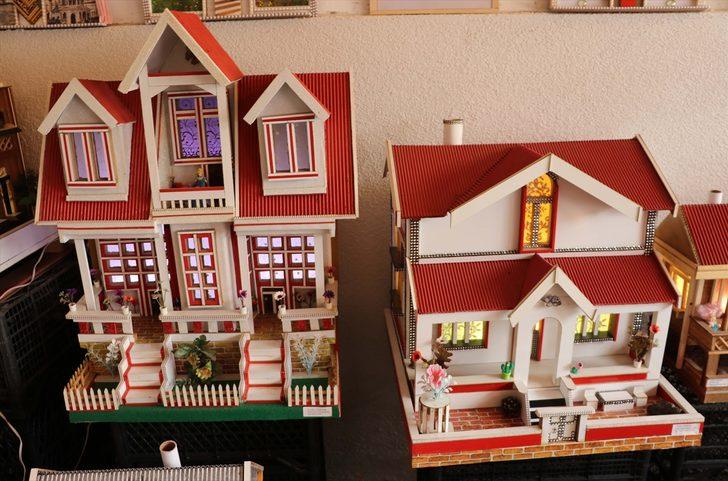 Çocukluk özlemini atık malzemelerden yaptığı ahşap evlerle gideriyor G5