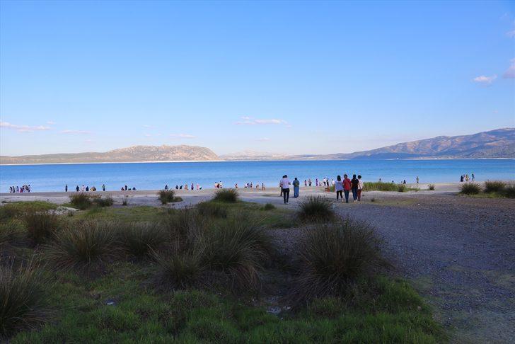 Salda Gölü'nde oluşan kalp şeklindeki görüntü ilgi çekti G1