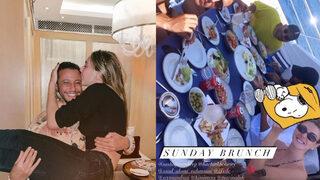 Yüzünü emoji ile gizlemeye çalıştı! Mohammed Alsaloussi- Şeyma Subaşı çifti yan yana!