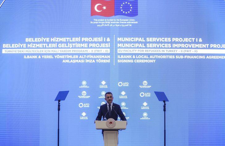 Cumhurbaşkanı Yardımcısı Oktay, "İller Bankası ve Yerel Yönetimler Alt Finansman Anlaşması" imza töreninde konuştu: G4