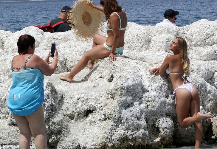 Salda Gölü'ne akın ettiler: Televizyonlarda haberlerde gördüğümüz kadar varmış G5