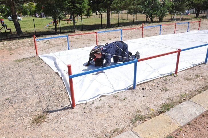 Nevşehir JAKEM Komutanlığında eğitilen köpekler yarıştı G1