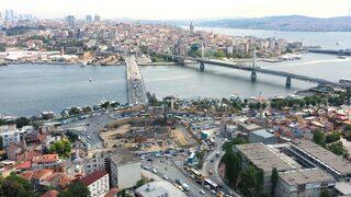 Unkapanı Kavşağı'nın yüzde 65'i tamam