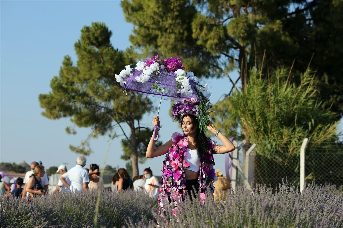 Aydın'da 1. Lavanta Festivali renkli g&ouml;r&uuml;nt&uuml;lerle başladı