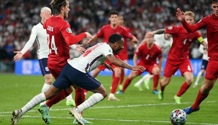 İngiltere - Danimarka maçında tartışılan penaltı