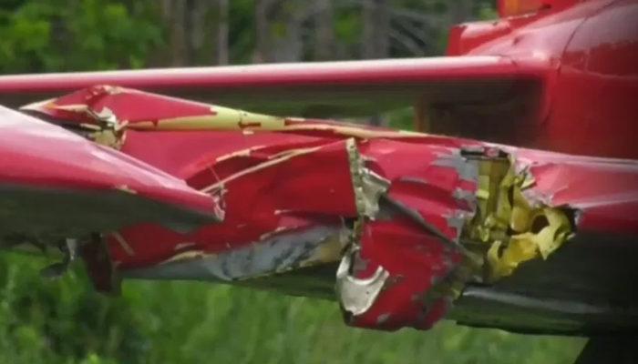 Korkunç! Kanada'da çim biçen kadına uçak çarptı