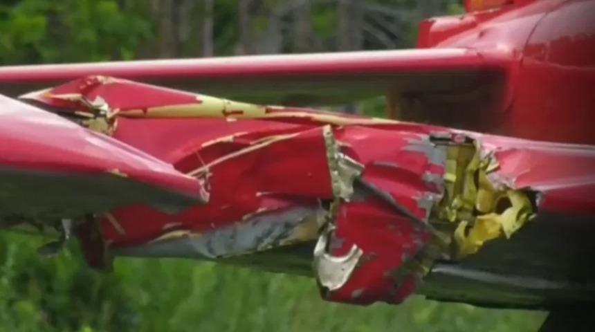 Korkunç! Kanada'da çim biçen kadına uçak çarptı