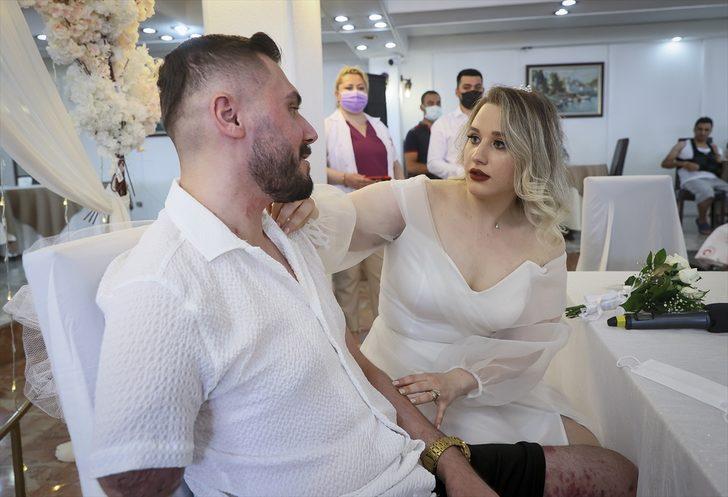 Pençe-Şimşek operasyonunda sağ kolunu ve bacağını kaybetmişti! Uzman Çavuş İbrahim Yüzer, hastanede evlendi G1