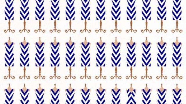 Görsel becerilerinizi arttıracak bir bulmaca! Verilen görseldeki farklı olan elbiseyi görebiliyor musunuz?