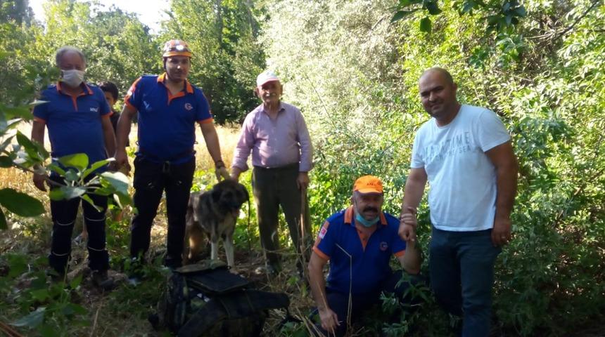 Amasya'da kuyuya düşen köpeği AFAD ekipleri kurtardı
