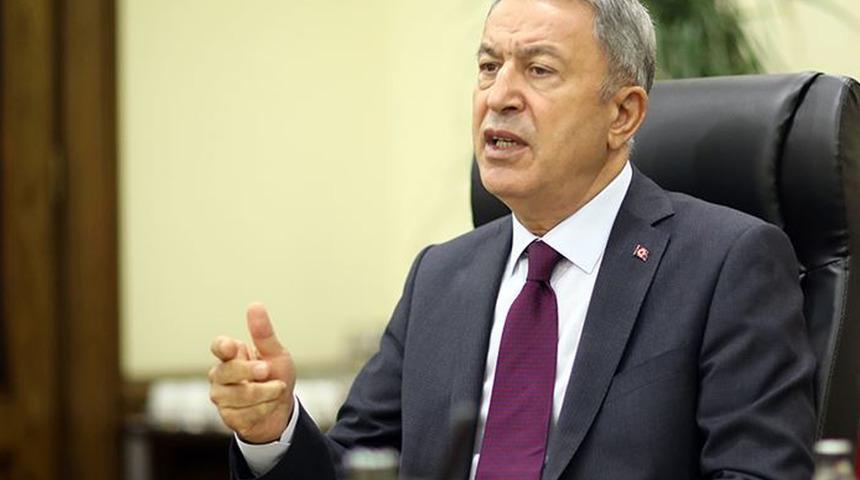 Son Dakika: Bakan Akar, ABD'li mevkidaşıyla görüştü