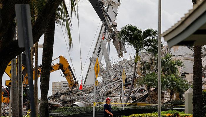 Miami'de çöken 13 katlı binada ölü sayısı 60'a yükseldi