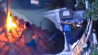 ABD'de bir kişi kiliseye saldırdı! Çatıdaki haçları yakmaya çalıştı