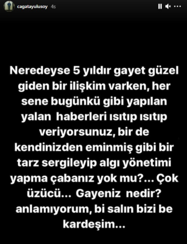 Çağatay Ulusoy ve Serenay Sarıkaya barıştı mı? Ünlü isimden iddialara sert tepki! G5