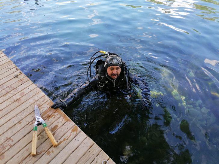 Sivas'ta AFAD ekipleri "doğal akvaryum"u temizledi G1