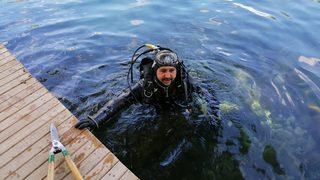 Sivas'ta AFAD ekipleri doğal akvaryumu temizledi