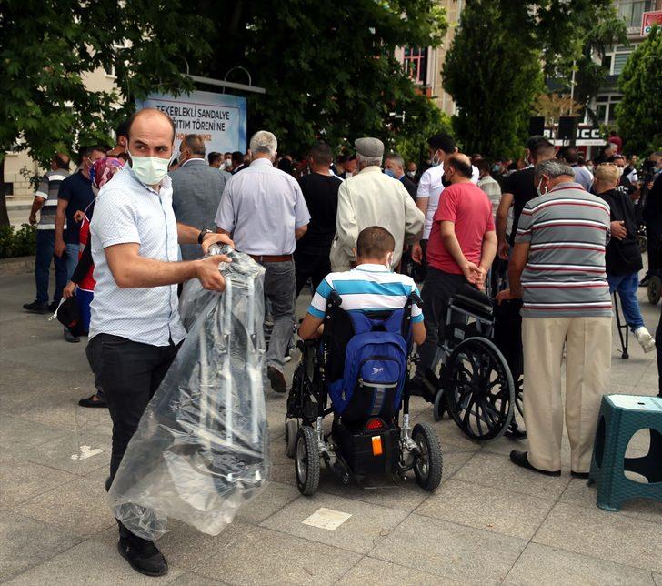 Tokat'ta düzenlenen törenle engellilere 250 tekerlekli sandalye dağıtıldı G5
