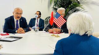 Bakan Elvan, ABD Hazine Bakanı Yellen ile görüştü