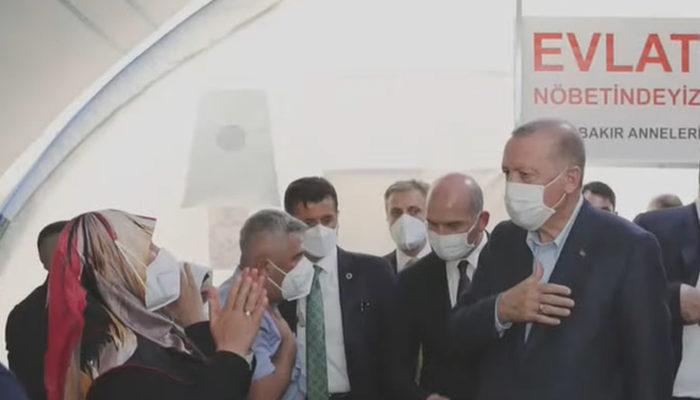Son Dakika: Cumhurbaşkanı Erdoğan Diyarbakır Anneleri'ni ziyaret etti